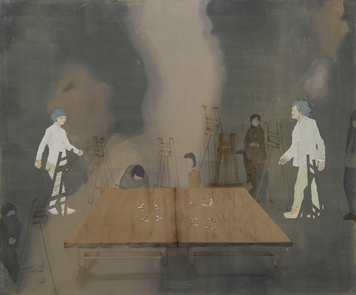 油絵　現代アート　Shu 朱　作者　あんどうまさひろ　油彩画 油絵 現代アート Shu 朱 作者 あんどうまさひろ 油彩画